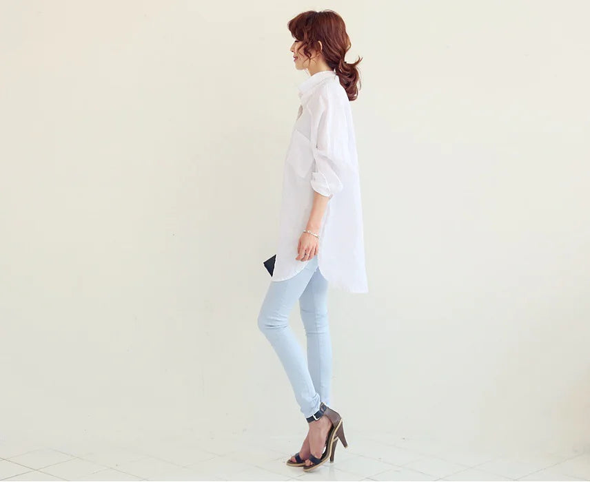 Cotton Linen Dress Shirt Combination