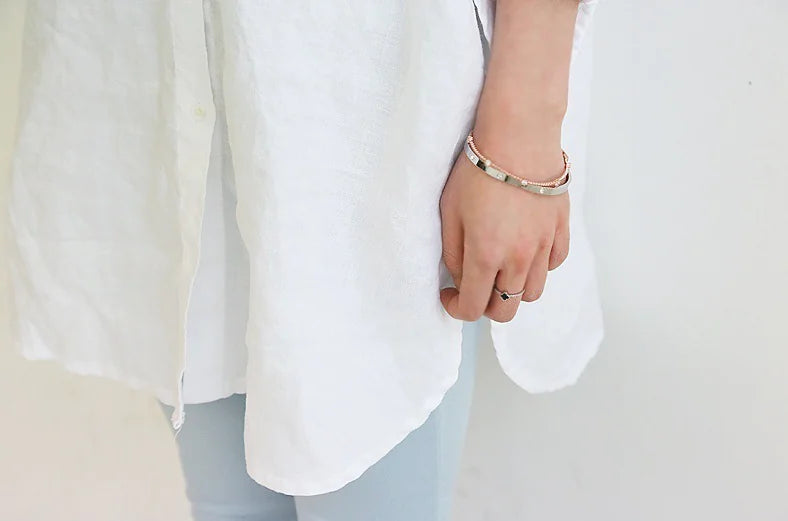Cotton Linen Dress Shirt Combination