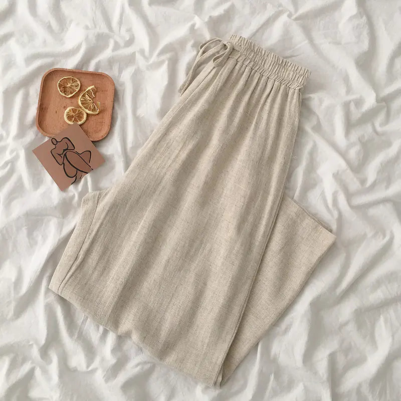 2020 Summer Women's Vintage Loose Wide-Leg Pants