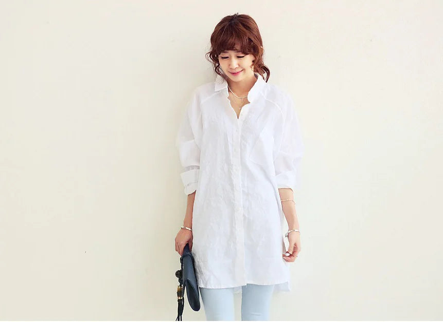 Cotton Linen Dress Shirt Combination